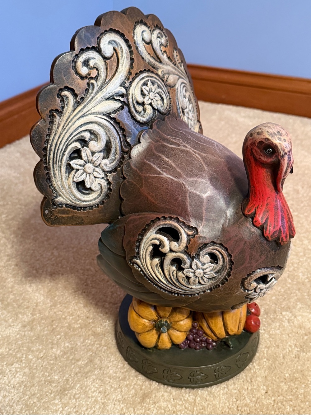 Hobby Lobby turkey statue thanksgiving autumn fall holiday decor
